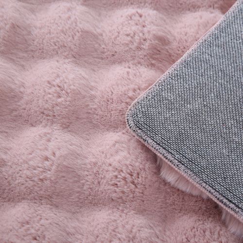 Tapis D'intérieur Doux Laponie Rose 80x250 Cm