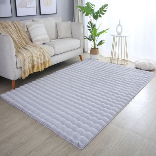 Tapis D'intérieur Doux Laponie Silver 80x250 Cm