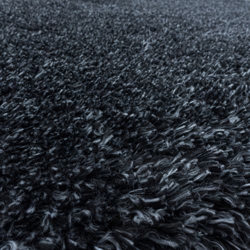 Tapis Confortable Fluffy Anthracite 140x200 Cm