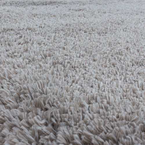 Tapis Confortable Fluffy Beige 60x110 Cm