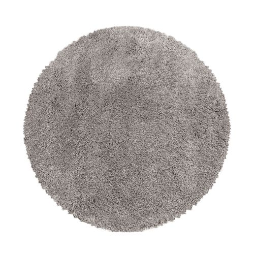 Tapis Rond Confortable Fluffy Beige 80x80 Cm