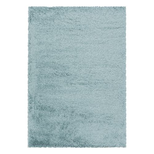 Tapis Confortable Fluffy Bleu 60x110 Cm