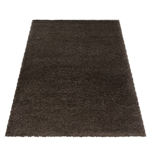 Tapis Confortable Fluffy Marron 280x370 Cm
