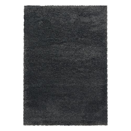 Tapis Confortable Fluffy Gris 80x250 Cm