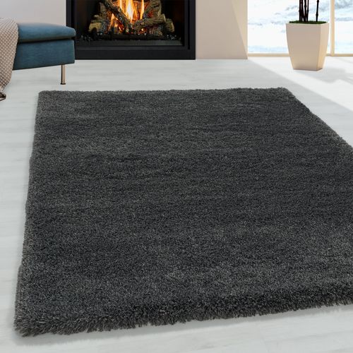 Tapis Confortable Fluffy Gris 240x340 Cm
