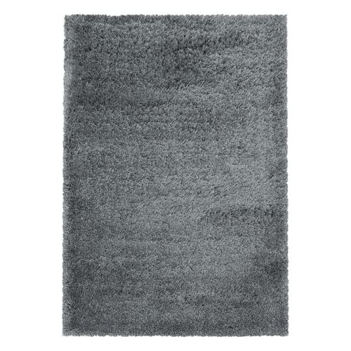 Tapis Confortable Fluffy Gris Clair 160x230 Cm