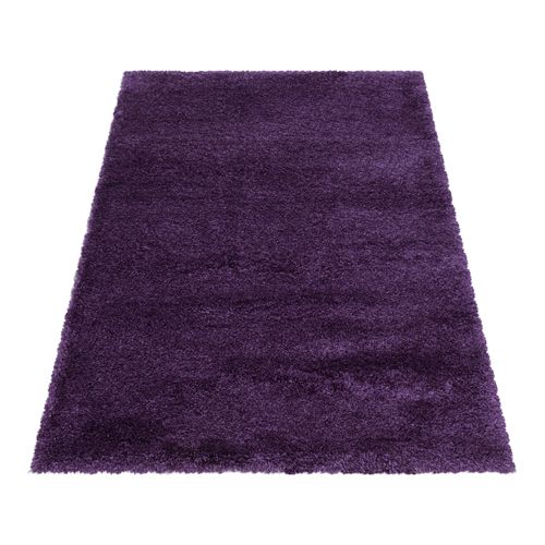 Tapis Confortable Fluffy Lila 140x200 Cm