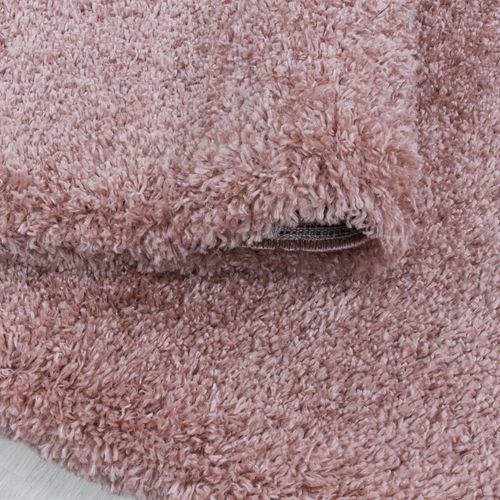 Tapis Confortable Fluffy Rose 80x250 Cm