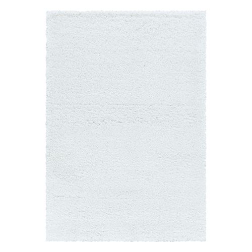 Tapis Confortable Fluffy Blanc 60x110 Cm