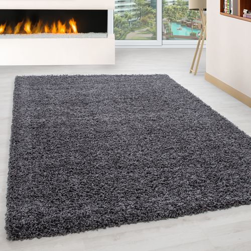 Tapis Confort Rond Ottawa Gris 80x80 Cm