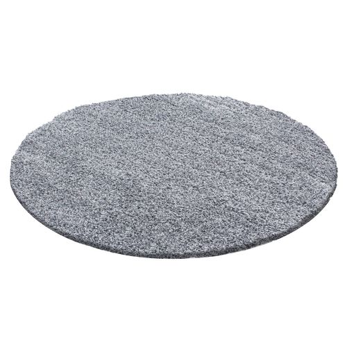 Tapis Confort Rond Ottawa Gris Clair 80x80 Cm