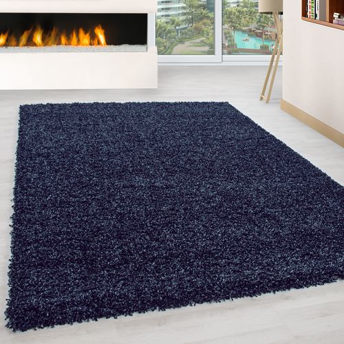 Tapis Confort Ottawa Bleu Marine 160x230 Cm
