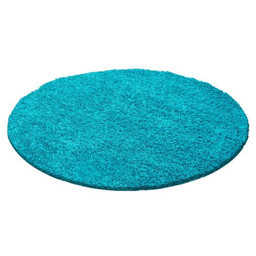 Tapis Confort Rond Ottawa Turquoise 120x120 Cm
