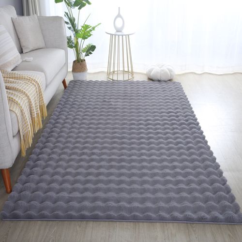 Tapis Motif Damier Odda Lila 200x290 Cm