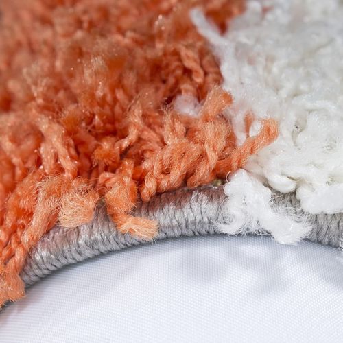 Tapis Motif Damier Odda Terracotta 160x230 Cm