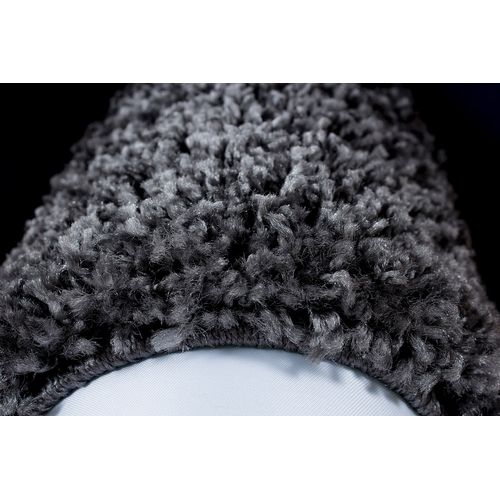 Tapis Rond Bicolore Otta Gris 200x200 Cm