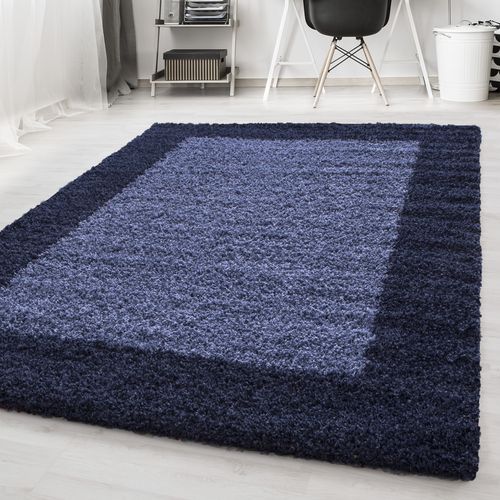 Tapis Bicolore Otta Bleu Marine 200x290 Cm