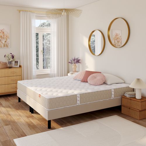 Matelas ressorts 200x200 cm EPEDA SELVA ép.24 cm