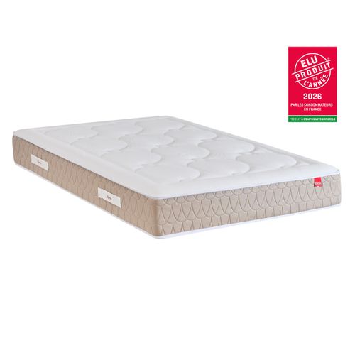 Matelas ressorts 120x200 cm EPEDA CLEMAE 2 avec latex ép.25 cm