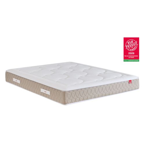 Matelas ressorts 180x200 cm EPEDA CLEMAE 2 avec latex ép.25 cm