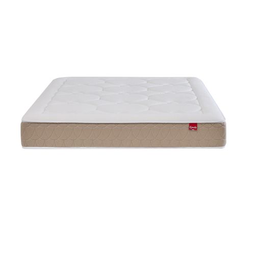 Matelas ressorts 200x200 cm EPEDA CLEMAE avec latex 2 ép.25 cm