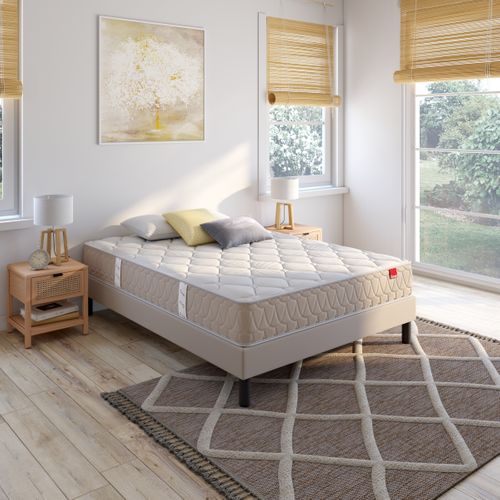 Matelas ressorts 140x190 cm avec mémoire de forme EGERIE 3 ép.24 cm