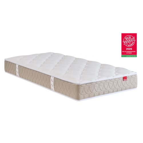 Matelas ressorts 80x190 cm avec mémoire de forme EGERIE 3 ép.24 cm