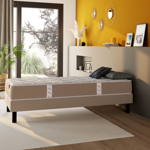 Matelas ressorts 80x200 cm avec mémoire de forme EGERIE 3 ép.24 cm
