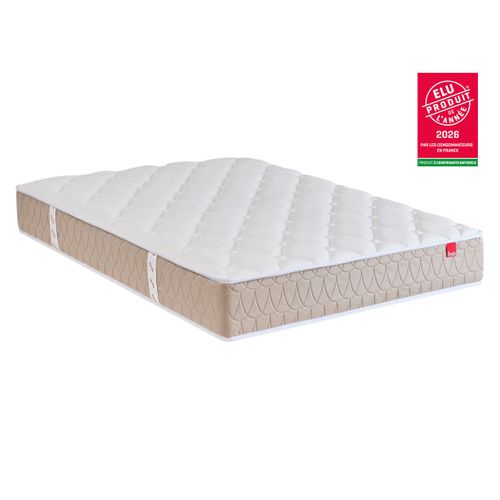 Matelas ressorts 120x200 cm avec mémoire de forme EGERIE 3 ép.24 cm