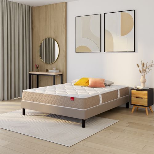 Matelas ressorts 160x200 cm avec mémoire de forme EGERIE 3 ép.24 cm