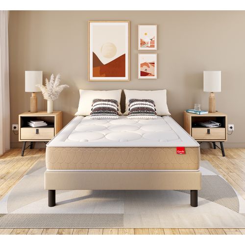 Sommier bronze 140x190 cm EPEDA EGERIE 3 MEDIUM