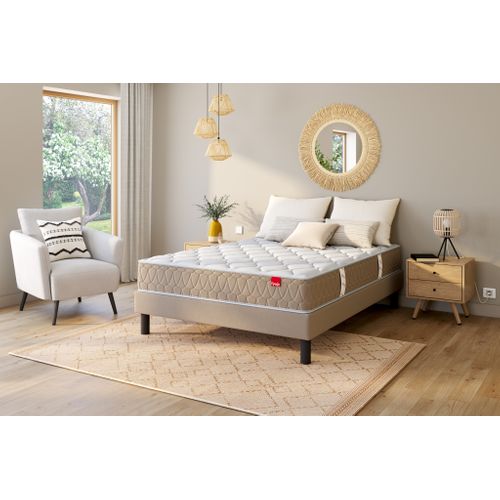 Sommier bronze 140x190 cm EPEDA EGERIE 3 MEDIUM