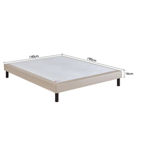 Sommier bronze 160x200 cm EPEDA EGERIE 3 MEDIUM