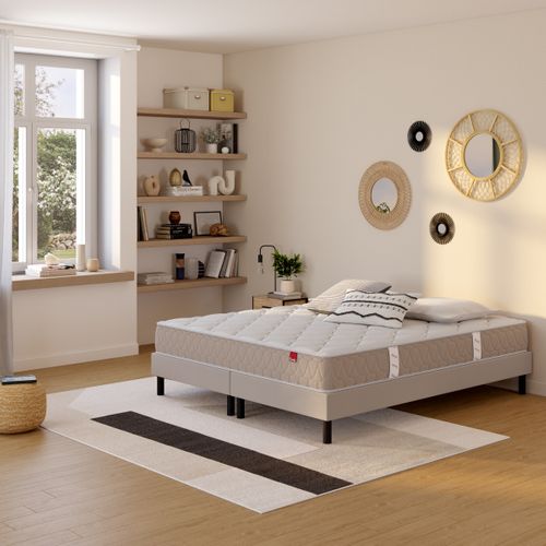 Sommier bronze 2x90x210 cm EPEDA EGERIE 3 MEDIUM