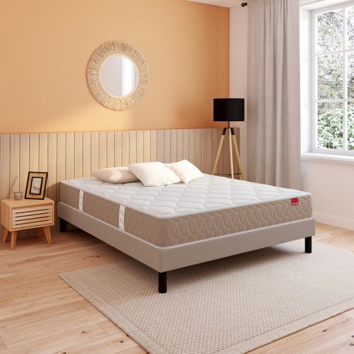 Sommier bronze 160x200 cm EPEDA BOMBA FERME