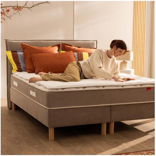 Surmatelas Mémoire De Forme Noblesse Soutien Mi-ferme 140x200 - 2 Personnes - Accueil Moelleux