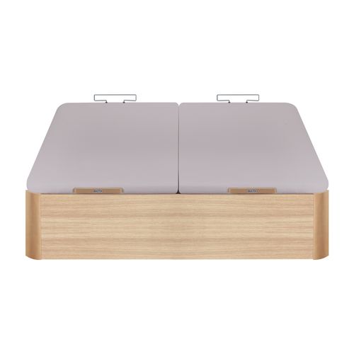 Sommier coffre 2x80x200 cm BULTEX INGENIEUX chêne
