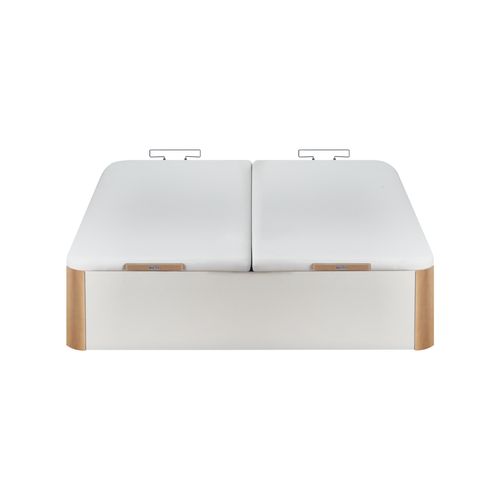Sommier coffre 2x80x200 cm BULTEX INGENIEUX blanc