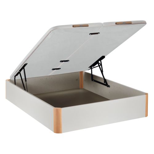 Sommier coffre 2x80x200 cm BULTEX INGENIEUX blanc