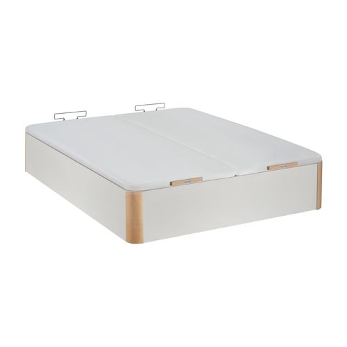 Sommier coffre 2x80x200 cm BULTEX INGENIEUX blanc