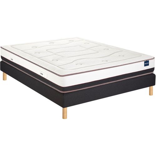 Matelas mousse 160x200 cm PRESTIGIEUX à mémoire de forme ép.25 cm