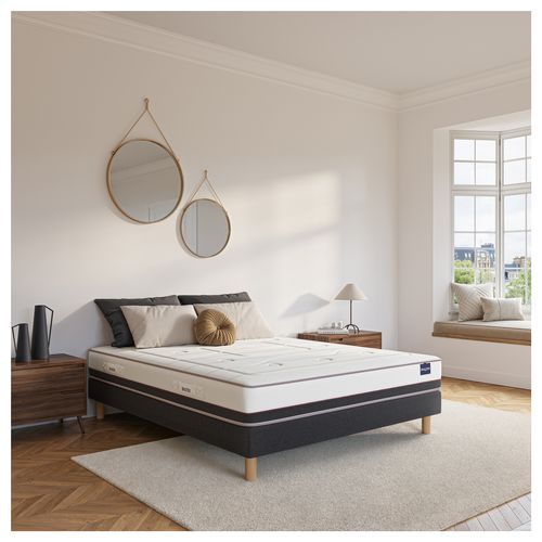 Matelas mousse 140x200 cm PRESTIGIEUX à mémoire de forme ép.25 cm