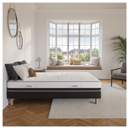 Matelas mousse 180x200 cm PRESTIGIEUX à mémoire de forme ép.25 cm