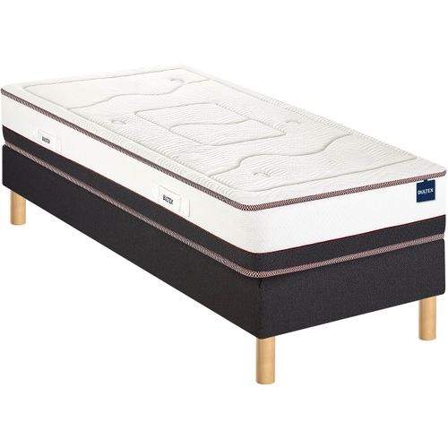 Matelas mousse 80x200 cm PRESTIGIEUX à mémoire de forme ép.25 cm