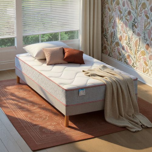 Matelas hybride 90x190 cm MERINOS POP ép.22 cm