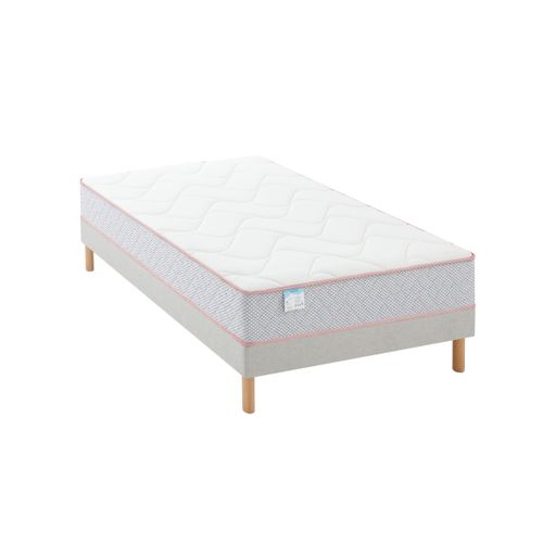 Matelas hybride 90x190 cm MERINOS POP ép.22 cm