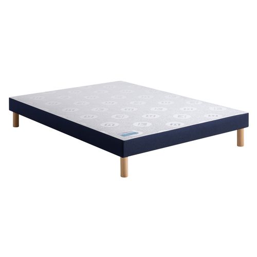 Sommier bleu 140x190 cm MERINOS IMBATTABLE FERME
