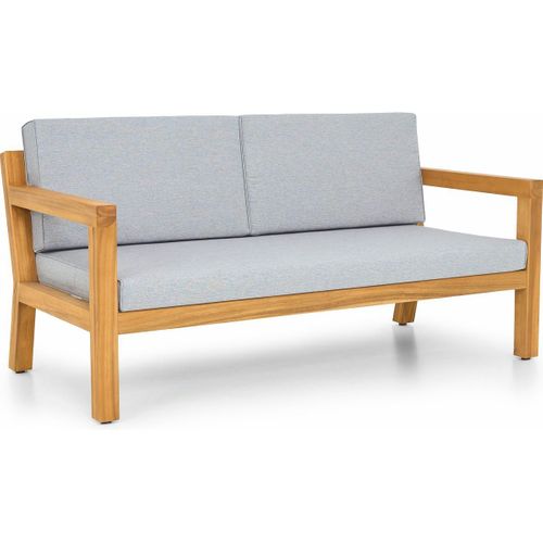 Salon De Jardin 5 Places En Bois Fsc - 2 Canapés 2 Pl., 1 Fauteuil Et Table Basse - Palau