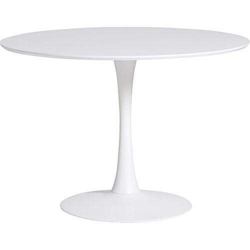 Table à Manger Ronde Blanche Ø 110 Cm - Lilo