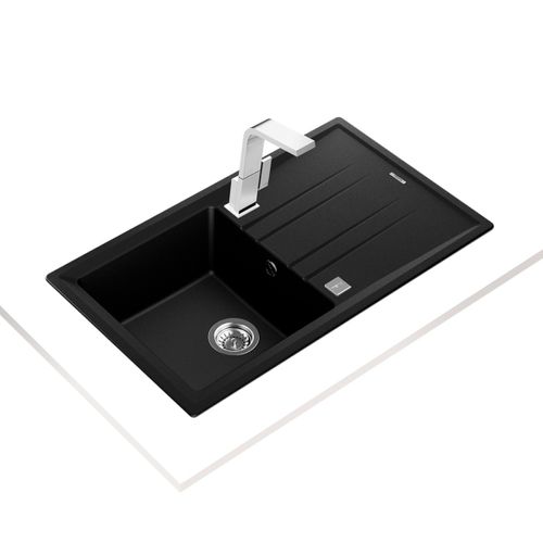 Meubles Bas De Cuisine - L. 245 Cm - Chêne Clair Cannelé - Sierra Mix